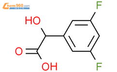 3,5-二氟扁桃酸结构式图片|132741-31-2结构式图片