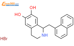 1-(naphthalen-1-ylmethyl)-1,2,3,4-tetrahydroisoquinoline-6,7-diol;hydrobromide