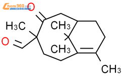 Bicyclo[5.3.1]undec-7-ene-4-carboxaldehyde,4,8,11,11-tetramethyl-3-oxo-, (4R*,7R*)- (9CI)结构式图片|132929-71-6结构式图片