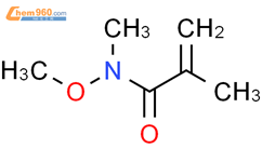 N-甲氧基-2,n-二甲基丙烯酰胺结构式图片|132960-14-6结构式图片