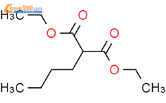 正丁基丙二酸二乙酯结构式图片|133-08-4结构式图片