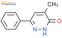 4-甲基-6-苯基哒嗪-3(2H)-酮结构式图片|13300-09-9结构式图片