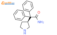 (S)-alpha,alpha-二苯-3-吡咯烷乙酰胺结构式图片|133099-11-3结构式图片
