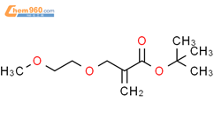 2-Propenoic acid, 2-[(2-methoxyethoxy)methyl]-, 1,1-dimethylethyl ester结构式图片|133208-86-3结构式图片