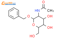 苄基2-乙酰氨基-2-去氧-D-吡喃葡萄糖苷结构式图片|13343-62-9结构式图片