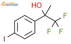 1,1,1-三氟-2-(4-碘苯基)丙-2醇结构式图片|133512-61-5结构式图片