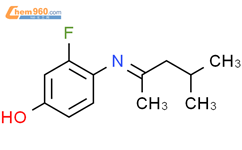 4-[(1,3-二甲基丁基)氨基]-3-氟-苯酚结构式图片|1338722-52-3结构式图片