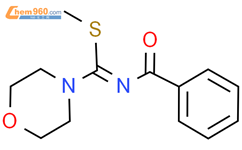 N-苯甲酰-4-**啉肟硫代甲酯结构式图片|1338831-70-1结构式图片