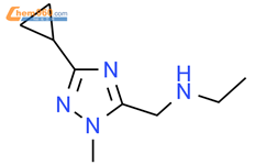 N-((3-环丙基-1-甲基-1H-1,2,4-三唑-5-基)甲基)乙胺结构式图片|1339047-92-5结构式图片