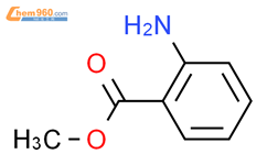 邻氨基苯甲酸甲酯结构式图片|134-20-3结构式图片