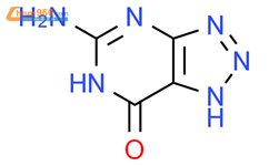8-氮杂鸟嘌呤结构式图片|134-58-7结构式图片