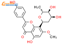 4H-1-Benzopyran-4-one,8-(2,6-dideoxy-b-D-ribo-hexopyranosyl)-5-hydroxy-2-(4-hydroxyphenyl)-7-methoxy-