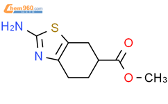 2-氨基-4,5,6,7-四氢苯并[d]噻唑-6-羧酸甲酯结构式图片|134136-02-0结构式图片