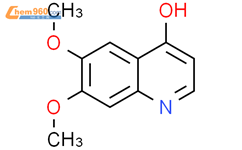 4-羟基-6,7-二甲氧基喹啉结构式图片|13425-93-9结构式图片