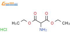 氨基丙二酸二乙酯盐酸盐结构式图片|13433-00-6结构式图片