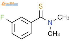 3-氟-N,N-二甲基苯硫代碳酰胺结构式图片|134360-07-9结构式图片