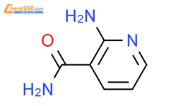 2-氨基烟酰胺结构式图片|13438-65-8结构式图片
