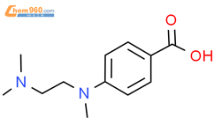 4-[[2-(二甲氨基)乙基]甲氨基]苯甲酸结构式图片|1343945-52-7结构式图片