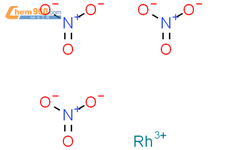 硝酸铑 (III) 二水合物结构式图片|13465-43-5结构式图片