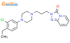 2-[3-[4-(3-chloro-4-ethylphenyl)piperazin-1-yl]propyl]-[1,2,4]triazolo[4,3-a]pyridin-3-one结构式图片|1346599-35-6结构式图片