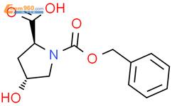 Cbz-L-羟脯氨酸结构式图片|13504-85-3结构式图片