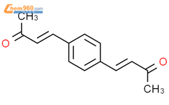4-[4-(3-oxobut-1-enyl)phenyl]but-3-en-2-one结构式图片|13505-46-9结构式图片