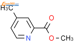 4-甲基吡啶甲酸甲酯结构式图片|13509-13-2结构式图片
