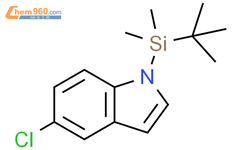 1-(tert-butyldimethylsilyl)-5-chloro-1H-indole结构式图片|1351619-90-3结构式图片