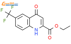 Ethyl 4-hydroxy-6-(trifluoromethyl)quinoline-2-carboxylate结构式图片|1352935-29-5结构式图片