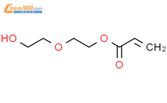 二乙二醇单丙烯酸酯结构式图片|13533-05-6结构式图片