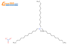 三-十二烷基甲基硝酸铵结构式图片|13533-59-0结构式图片