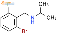 N-[(2-bromo-6-fluorophenyl)methyl]propan-2-amine