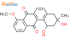 苯并[a]蒽-7,12-二酮，1,2,3,4-四氢-1,3-二羟基-8-甲氧基-3-甲基-结构式图片|135635-83-5结构式图片