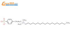 4-methylbenzenesulfonate;trimethyl(octadecyl)azanium结构式图片|13595-34-1结构式图片