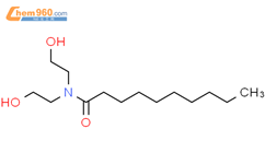 癸酰二乙醇胺结构式图片|136-26-5结构式图片