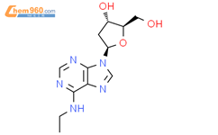 N6-Ethyl-2’-deoxyadenosine结构式图片|136050-93-6结构式图片
