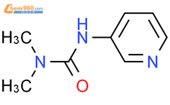 Urea,N,N-dimethyl-N'-3-pyridinyl-结构式图片|13607-03-9结构式图片