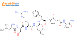 L-Alaninamide,L-leucyl-L-seryl-L-arginyl-L-leucyl-L-phenylalanyl-(3S)-3-amino-2-oxo-1-pyrrolidineacetyl-(9CI)结构式图片|136101-07-0结构式图片