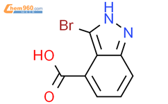 3-溴-1H-吲唑-4-羧酸