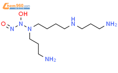 N1-[4-[1-(3-氨基丙基)-2-羟基-2-亚硝基肼基]丁基]-1,3-丙二胺结构式图片|136587-13-8结构式图片