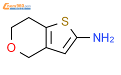 4H，6H，7H噻吩并[3,2-c]吡喃-2-胺结构式图片|1367919-78-5结构式图片