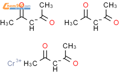 乙酰丙酮铬盐结构式图片|13681-82-8结构式图片