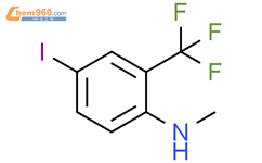(4-Iodo-2-trifluoromethyl-phenyl)-methyl-amine结构式图片|1369925-24-5结构式图片