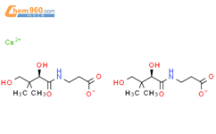 维生素B5(D-泛酸钙)结构式图片|137-08-6结构式图片