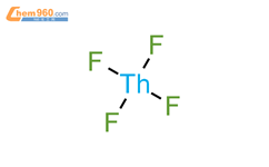 四氟化钍结构式图片|13709-59-6结构式图片