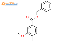 3-甲氧基-4-甲基苯甲酸苄酯结构式图片|1371576-62-3结构式图片
