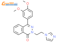 4-(3,4-二甲氧基苯基)-2-[2-(1H-咪唑-1-基)乙基]-1(2H)-酞嗪酮结构式图片|137381-16-9结构式图片