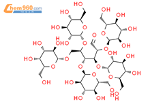 D-Glucose, O-b-D-galactopyranosyl-(1&reg;4)-O-a-D-glucopyranosyl-(1&reg;4)-O-a-D-glucopyranosyl-(1&reg;4)-O-a-D-glucopyranosyl-(1&reg;4)-O-a-D-glucopyranosyl-(1&reg;4)-结构式图片|137815-01-1结构式图片