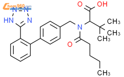 (2S)-3,3-dimethyl-2-[pentanoyl-[[4-[2-(1H-tetrazol-5-yl)phenyl]phenyl]methyl]amino]butanoic acid结构式图片|137863-16-2结构式图片