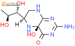（4aS，6R）-2-氨基-6-[（1R，2S）-1,2-二羟基丙基]-4a，5,6,7-四氢-4a-羟基-4（3H）-蝶呤酮结构式图片|1379003-93-6结构式图片